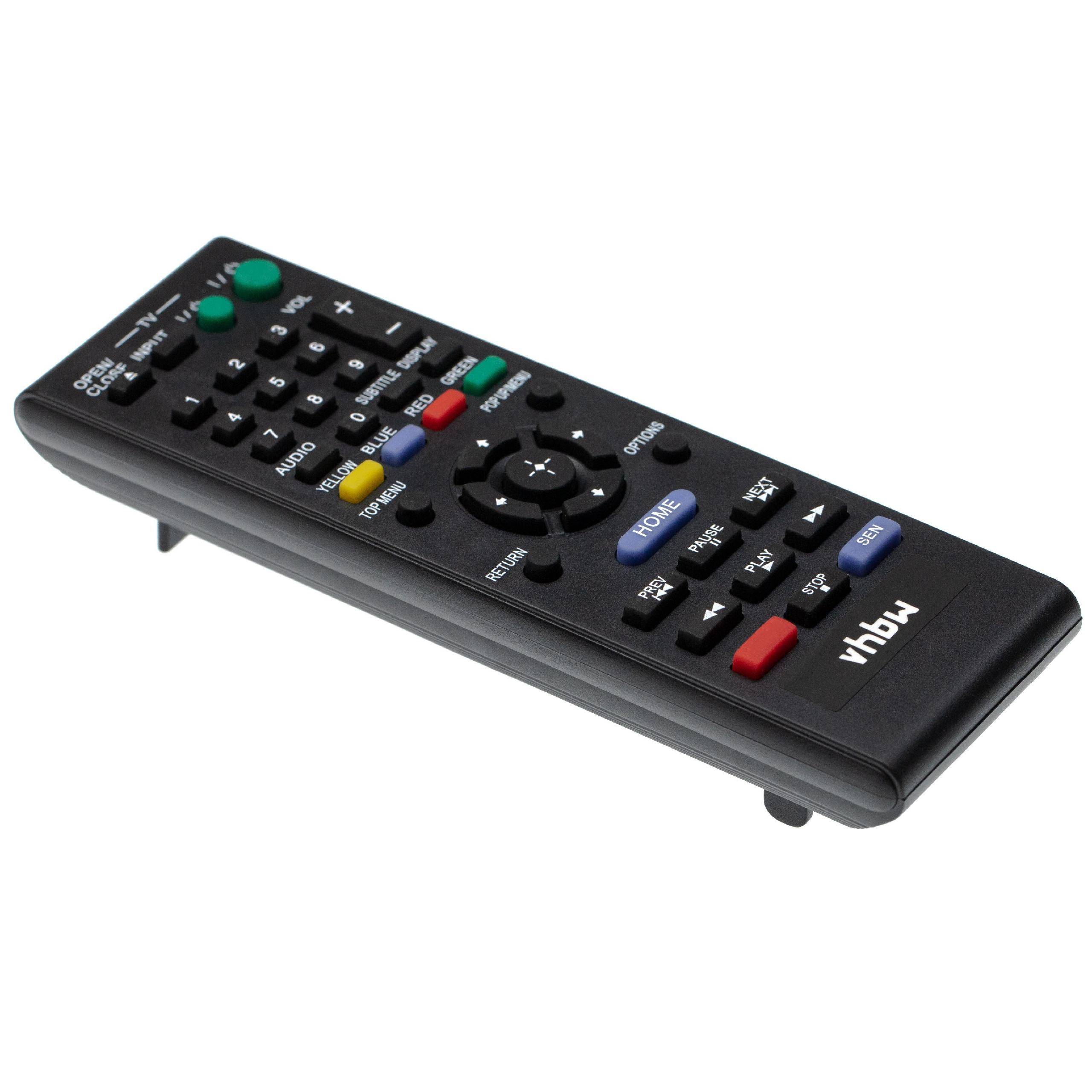 vhbw Fernbedienung kompatibel mit Sony BDP-S2100 | BDP-S185, BDP-S185WM Blu-Ray Disc Player - Ersatzfernbedienung-0