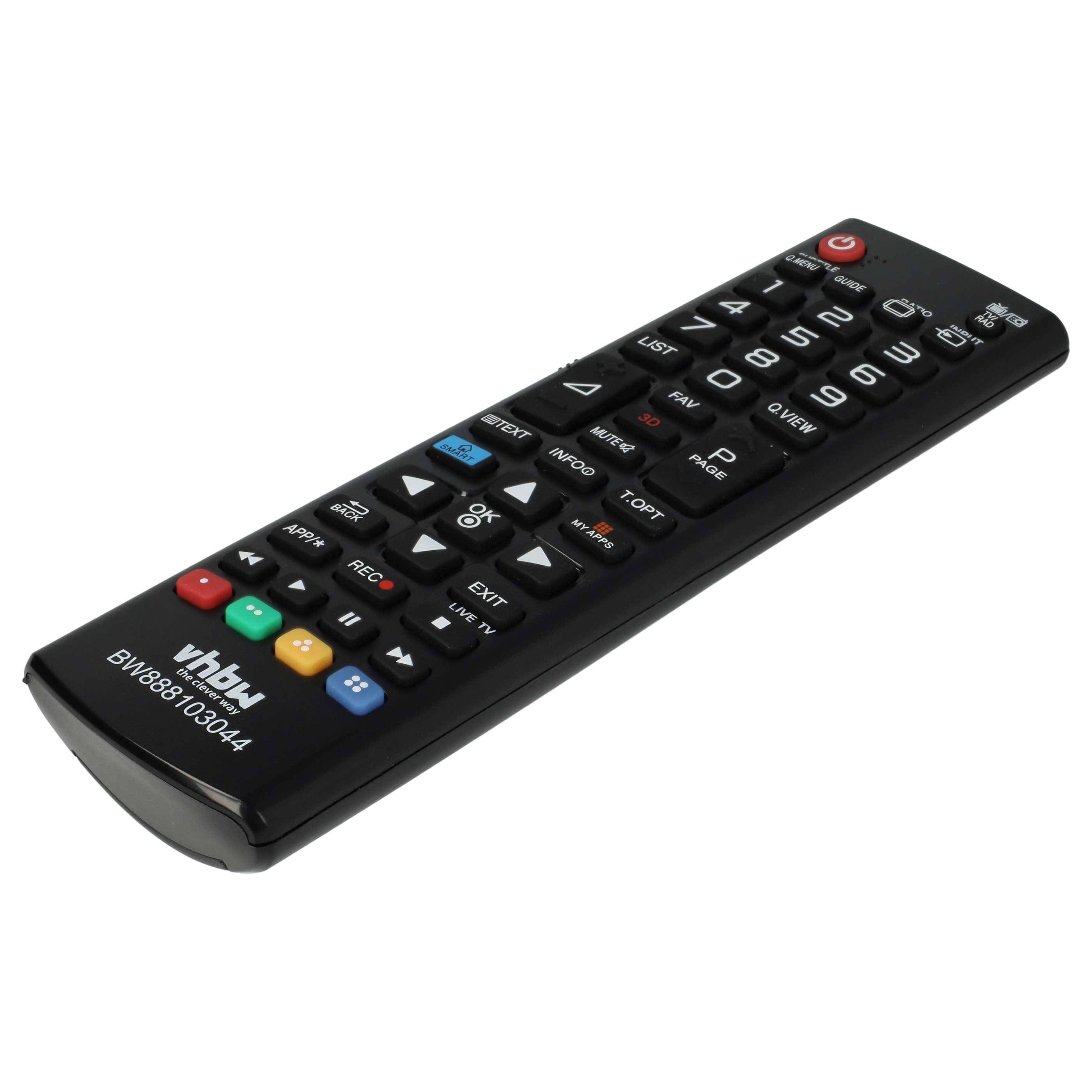 vhbw Fernbedienung Ersatz für LG AKB75095308 für Fernseher | TV - Ersatzfernbedienung-0