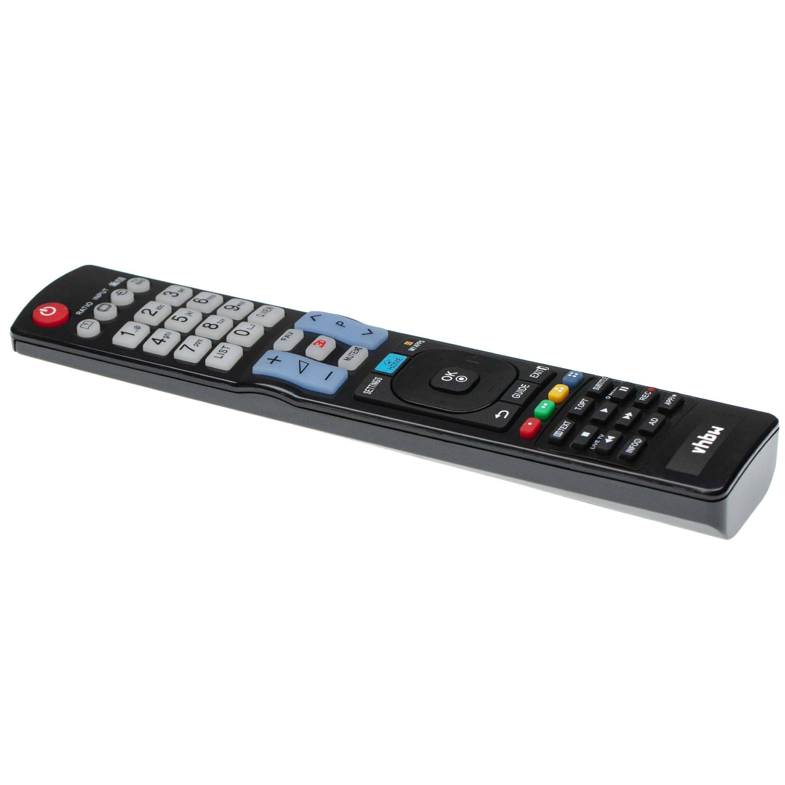 vhbw Fernbedienung kompatibel mit LG 65LM6200 | 60PM680T, 56LM6600, 50PM970T, 50PM670T, 50PM6700, 50PN450B Fernseher, TV-0