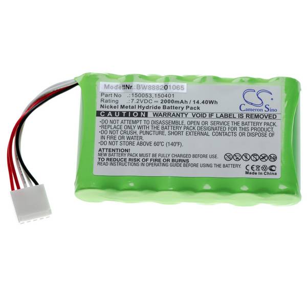 vhbw Akku kompatibel mit Ideal NaviTEK II | Messgerät (2000 mAh, 7,2 V, NiMH)