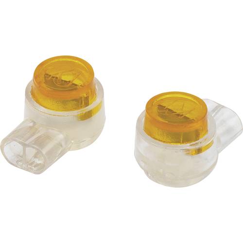 TRU COMPONENTS Einzeladerverbinder flexibel: 0.13-0.38 mm² starr: 0.13-0.38 mm² Polzahl: 2 100 St. Gelb