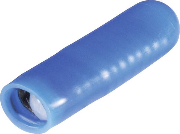 TRU COMPONENTS Einzeladerverbinder flexibel: 0.08-0.38 mm² starr: 0.08-0.38 mm² Polzahl: 2 100 St. Blau