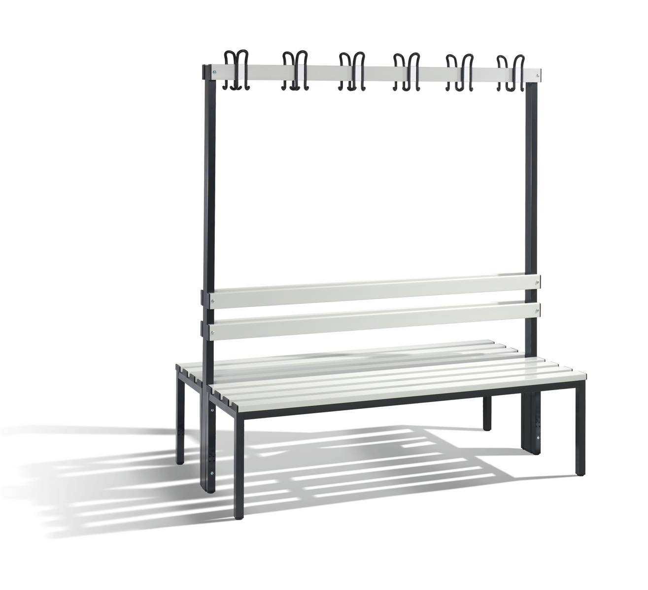 Doppelseitige Garderobenbank, Serie Basic-0