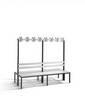 Doppelseitige Garderobenbank, Serie Basic