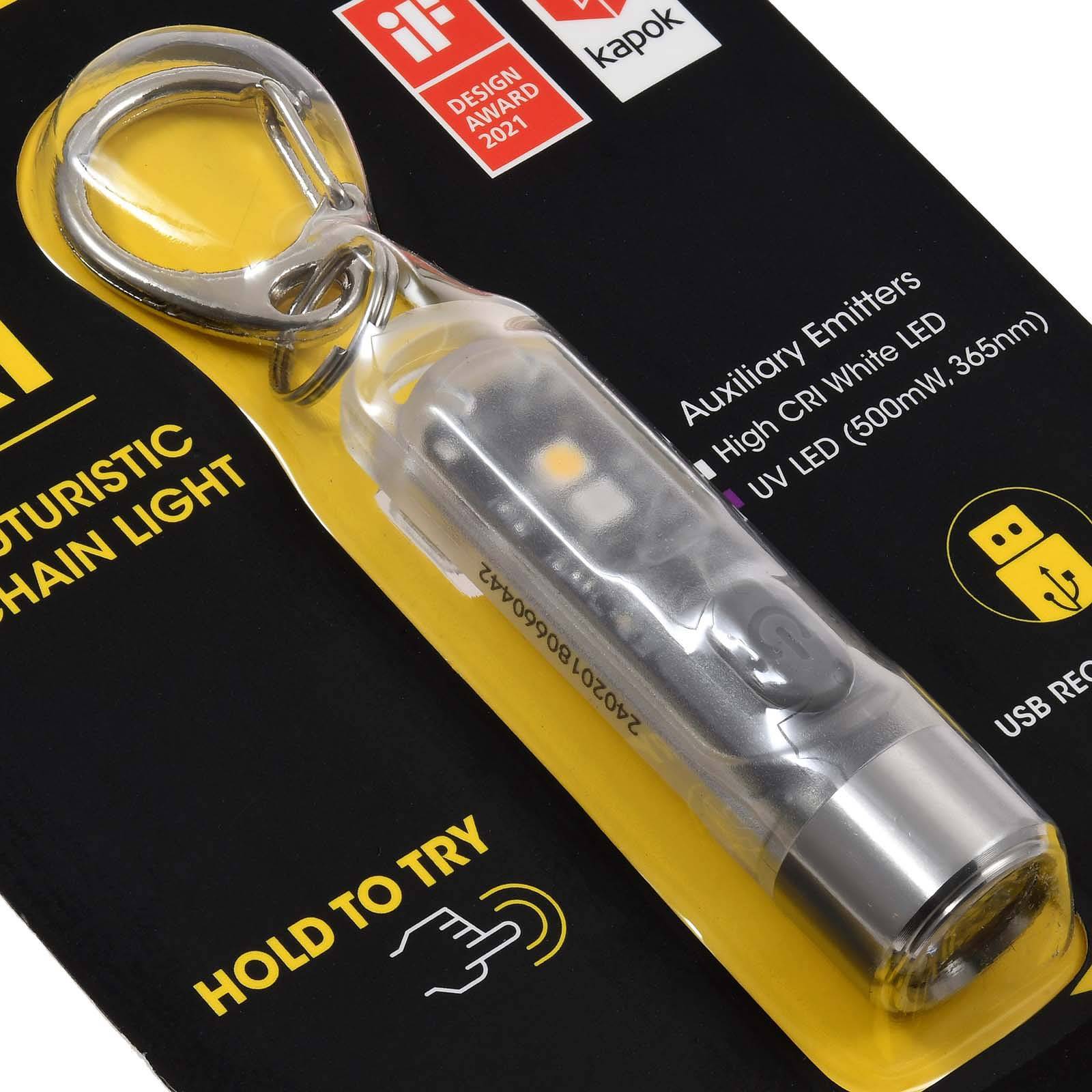 Schlüsselanhänger-Taschenlampe Nitecore TIKI - 300 Lumen mit USB-C, Li-Ion-2