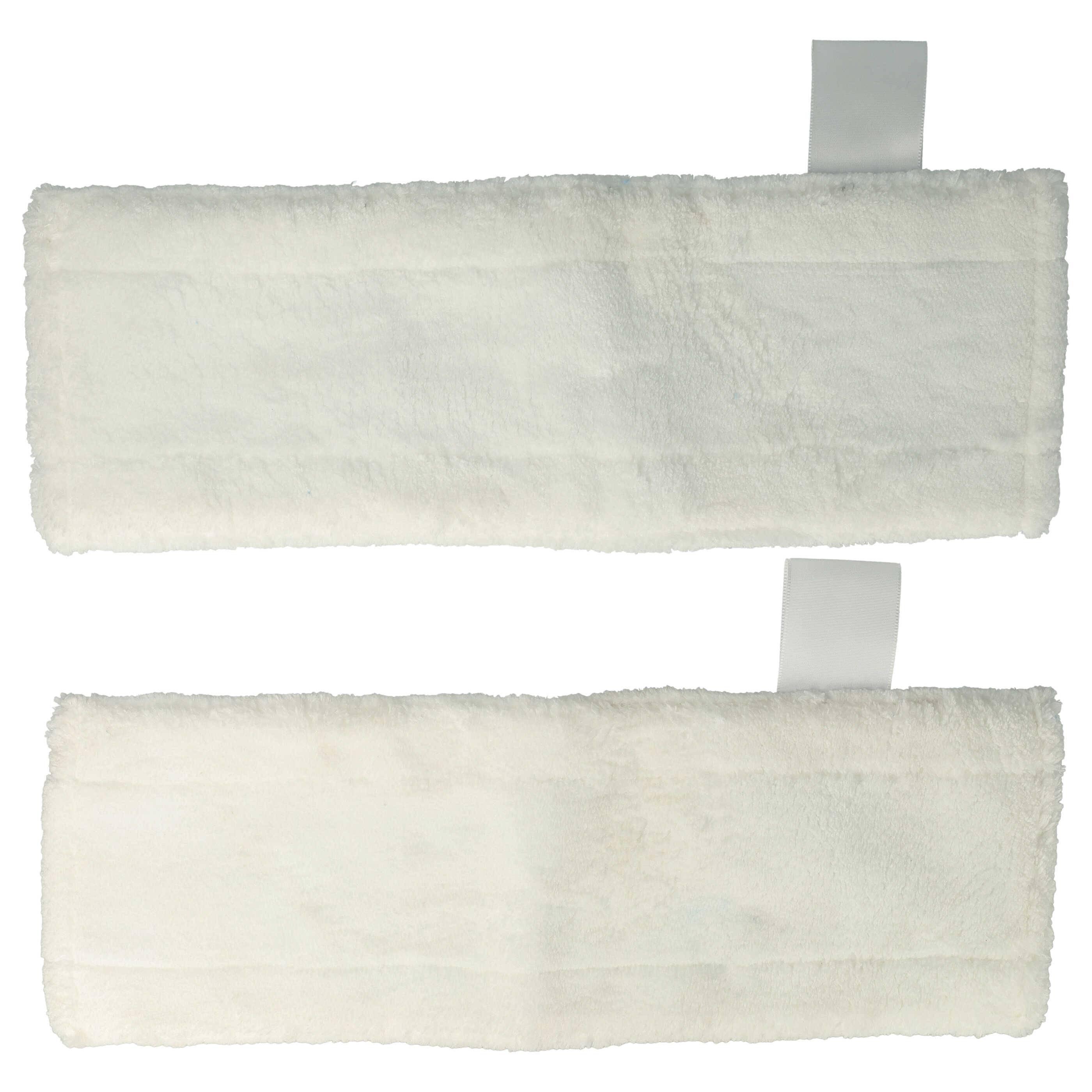 vhbw 2x Wischbezug kompatibel mit Kärcher SC 4 EasyFix Iron | SC 4 EasyFix Dampfreiniger - Bodentuch 35 x 14 x 0,5cm-0