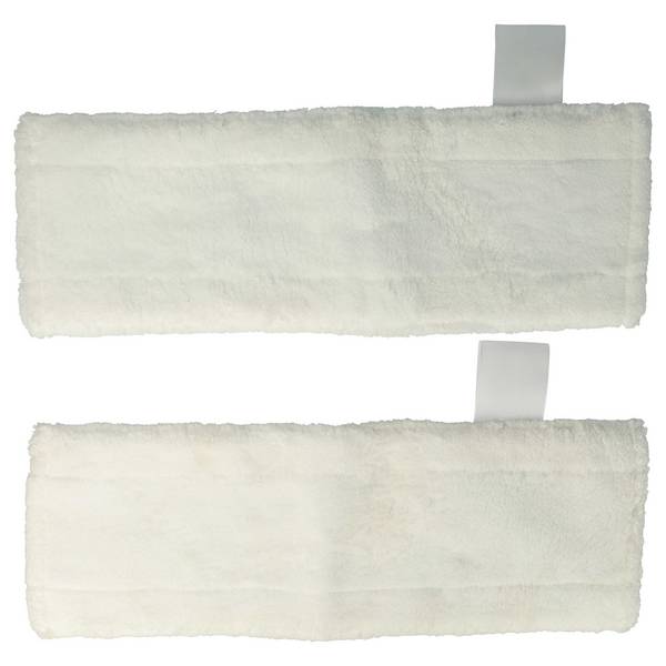 vhbw 2x Wischbezug kompatibel mit Kärcher SI 4 | EasyFix Premium Iron Dampfreiniger - Bodentuch 35 x 14 x 0,5cm