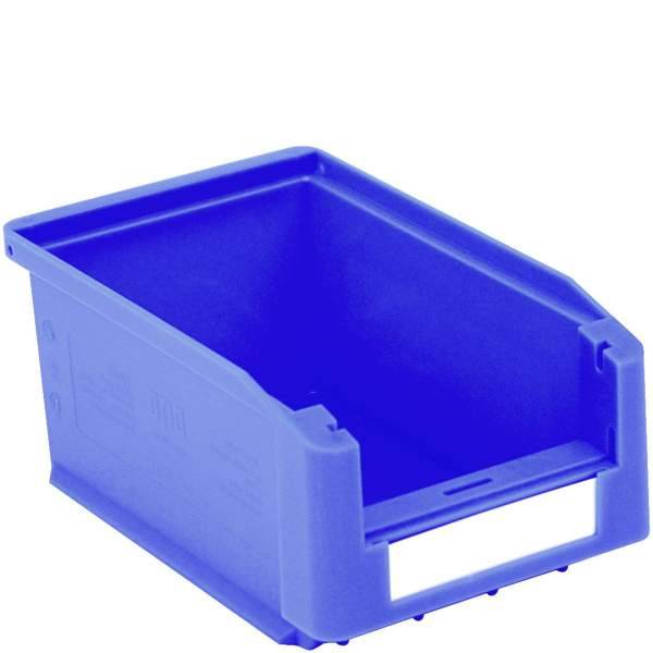 Sichtlagerkasten SK Set / SK1610 160x103x 75 blau inklusive Etikett