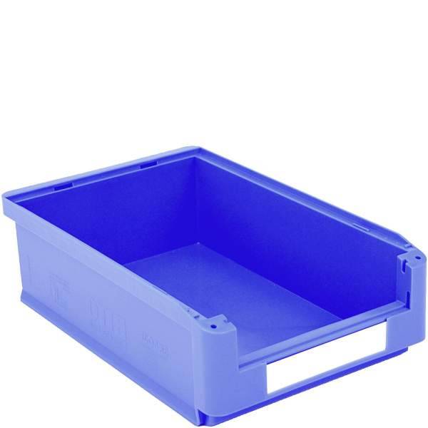 Sichtlagerkasten SK Set / SK5031 500x313x145 blau inklusive Etikett-0
