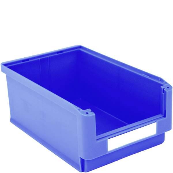 Sichtlagerkasten SK Set / SK5032 500x313x200 blau inklusive Etikett-0