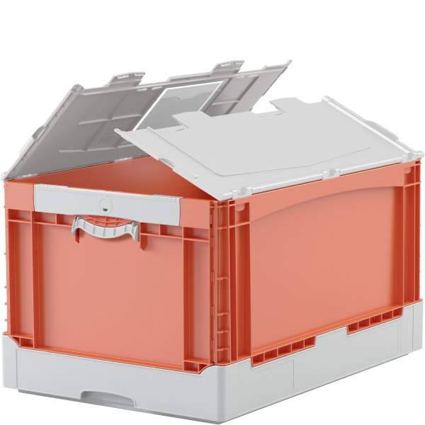 Klappbox EQD64281LR orange Liftgriff Deckel Rippenboden-0