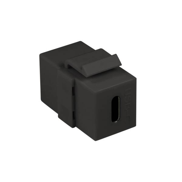 LogiLink Professional Keystone Verbinder USB 3.1 Typ C Buchse > Buchse, 17,2mm