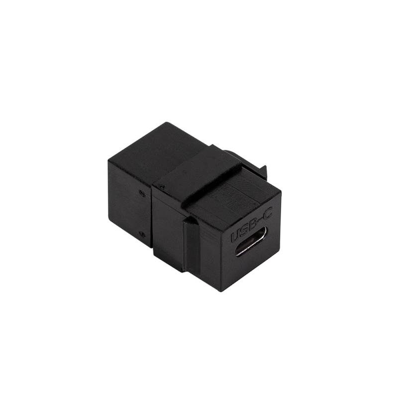 LogiLink Professional Keystone Verbinder USB 3.1 Typ C Buchse > Buchse, 17,2mm-4