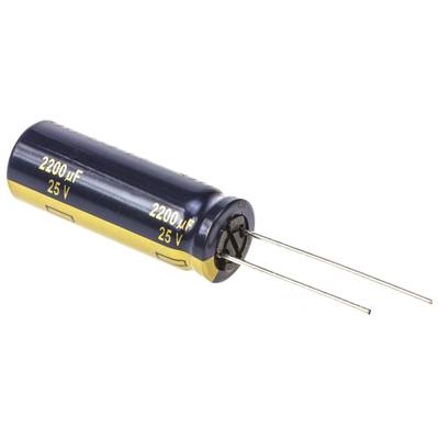 Panasonic EEUFC1E222 Elektrolyt-Kondensator radial bedrahtet  5 mm 2200 µF 25 V/DC 20 % (Ø x H) 12.5 mm x 35 mm 1 St. 