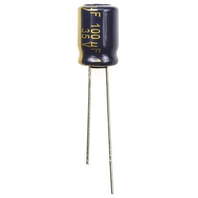 Panasonic EEUFC1V101 Elektrolyt-Kondensator radial bedrahtet  3.5 mm 100 µF 35 V 20 % (Ø x L) 8 mm x 11.5 mm 1 St. 