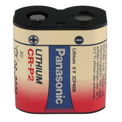 Panasonic CRP2 Kamera-Batterie, 6V / 1400mAh LiMnO2
