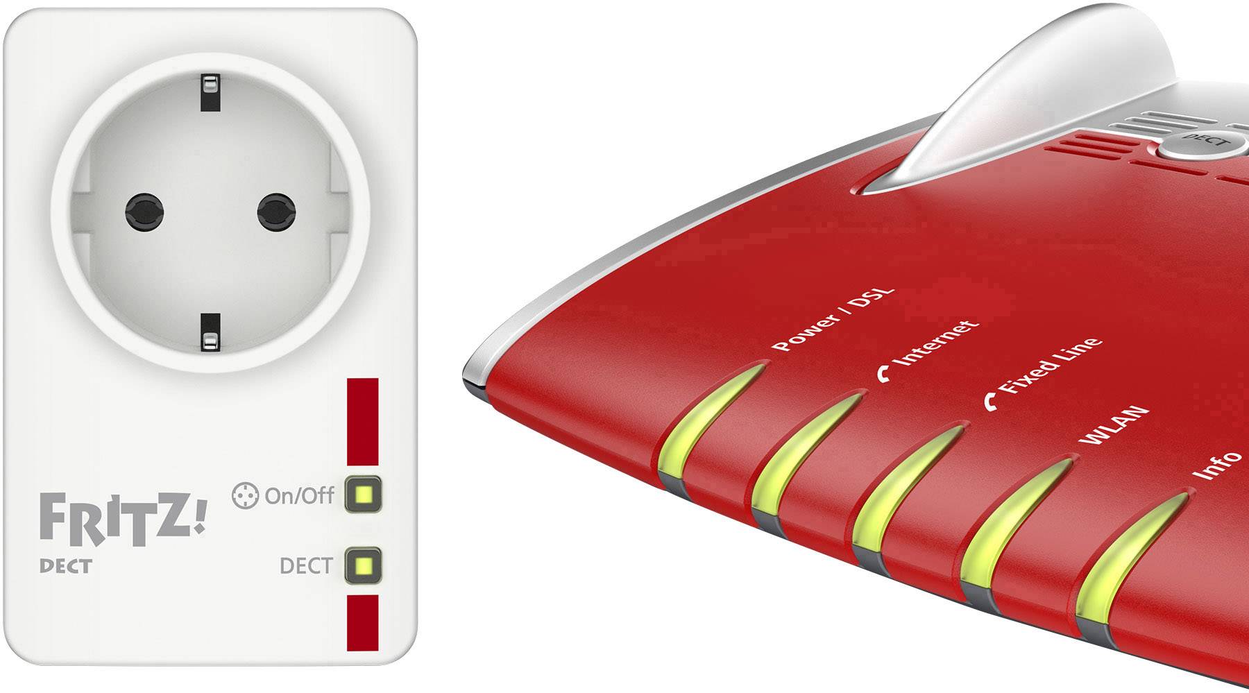 FRITZ! FRITZ!DECT 200 International 20002636 DECT Steckdose mit Messfunktion 2300 W-1