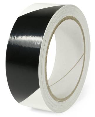 Warnmarkierungsband linksweisend, Folie, langnachleucht./schwarz, 160-mcd, 30mmx16m-0