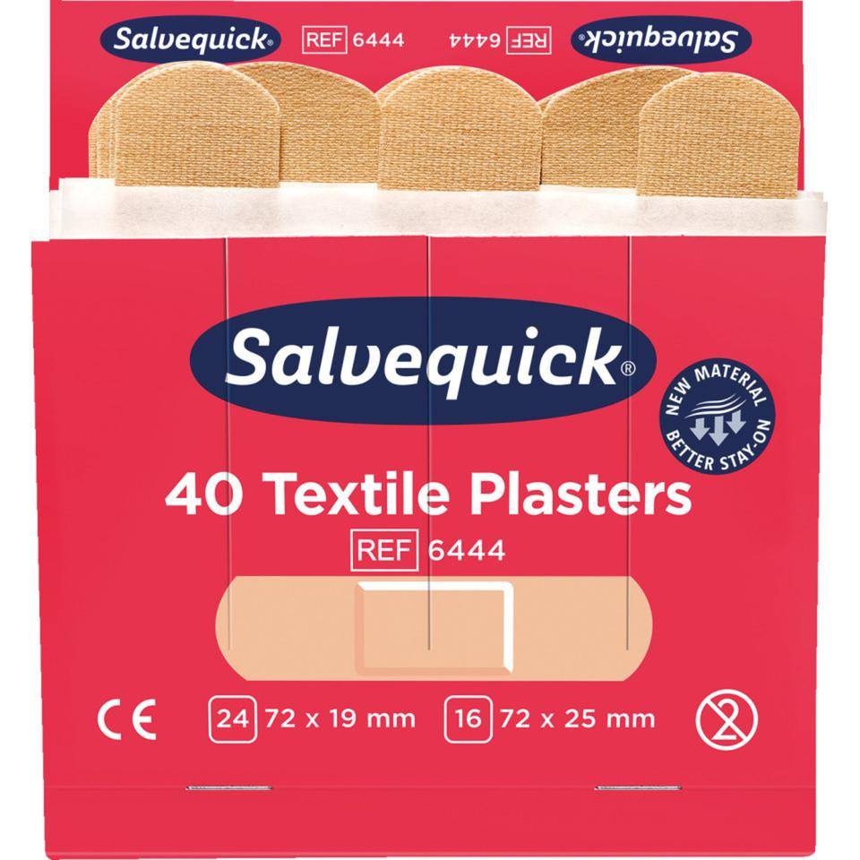 Nachfüll-Pflastersatz für Salvequick® Pflasterspender, elastisch, textil, 240/VE-0