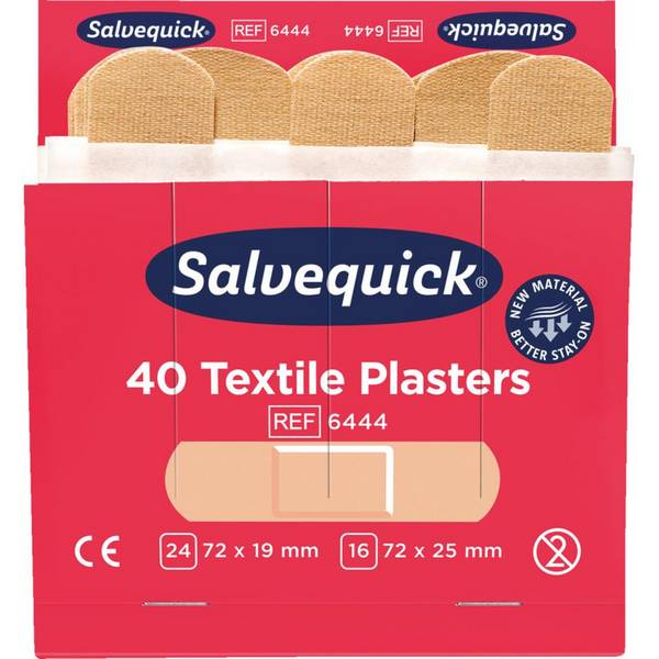 Nachfüll-Pflastersatz für Salvequick® Pflasterspender, elastisch, textil, 240/VE
