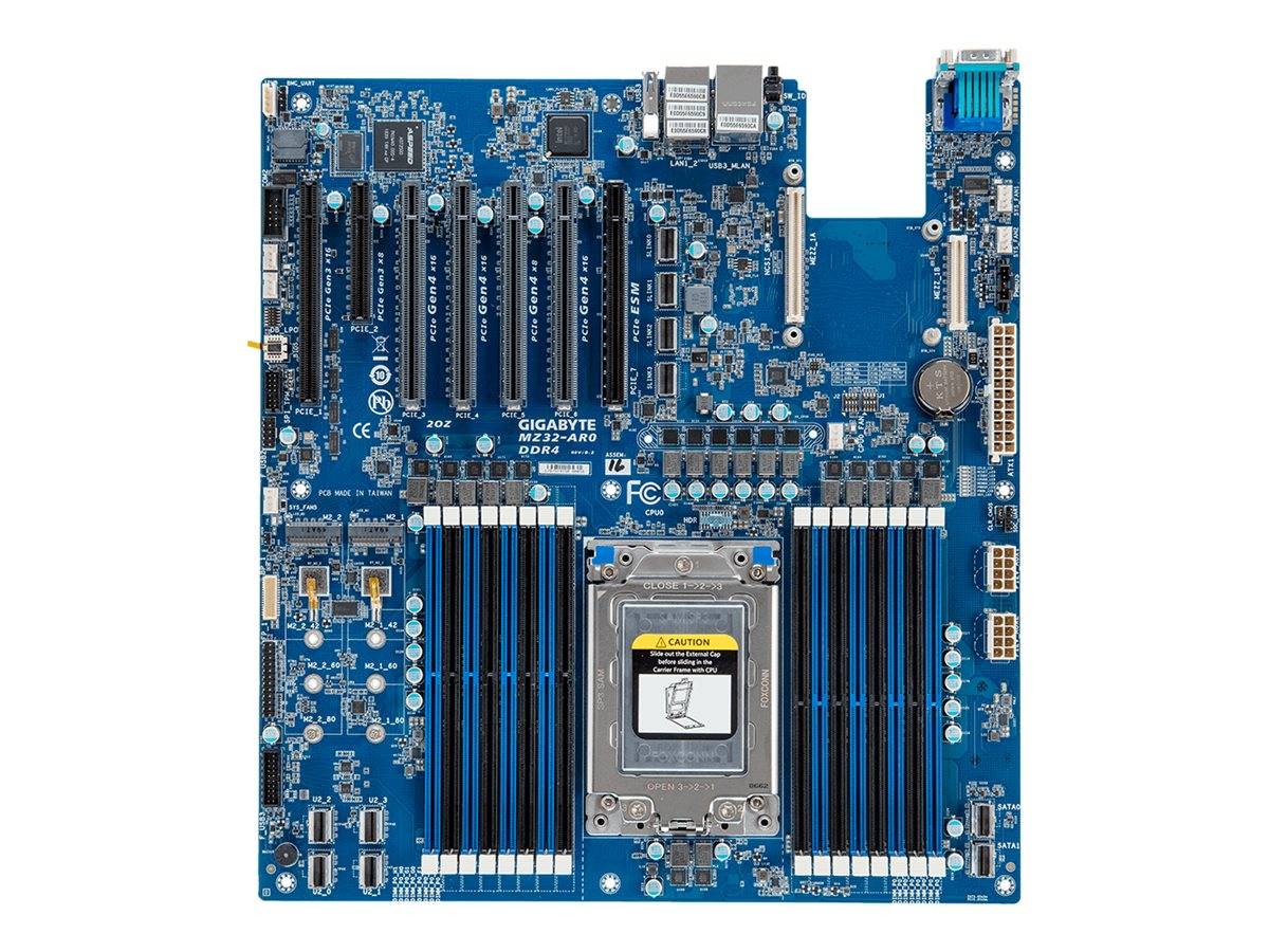Gigabyte MZ32-AR0 - 1.0 - Motherboard - Erweitertes ATX - Socket SP3 - USB 3.0-0