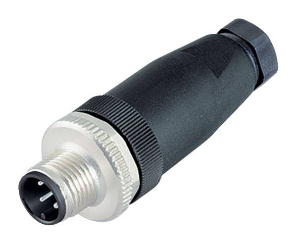 binder 99-0525-14-04 Sensor-/Aktor-Steckverbinder, unkonfektioniert M12 Stecker, gerade Polzahl Sensoren: 4 1 St. Piece