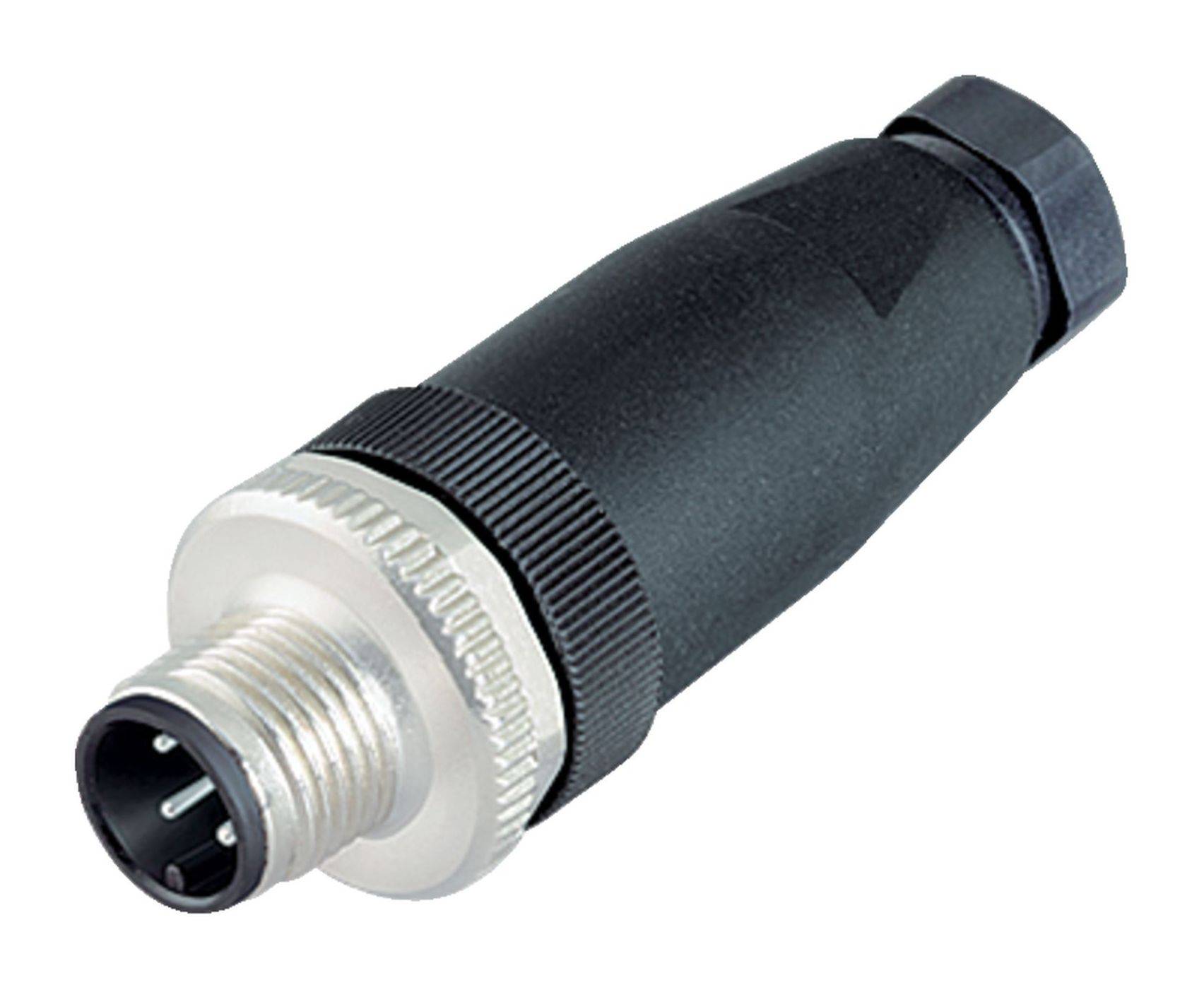 binder 99-0525-14-04 Sensor-/Aktor-Steckverbinder, unkonfektioniert M12 Stecker, gerade Polzahl Sensoren: 4 1 St. Piece-0