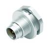 Flanschstecker S.712 4pol. IP67 Frontmontage | BINDER | Serie 712 | SubMiniatur