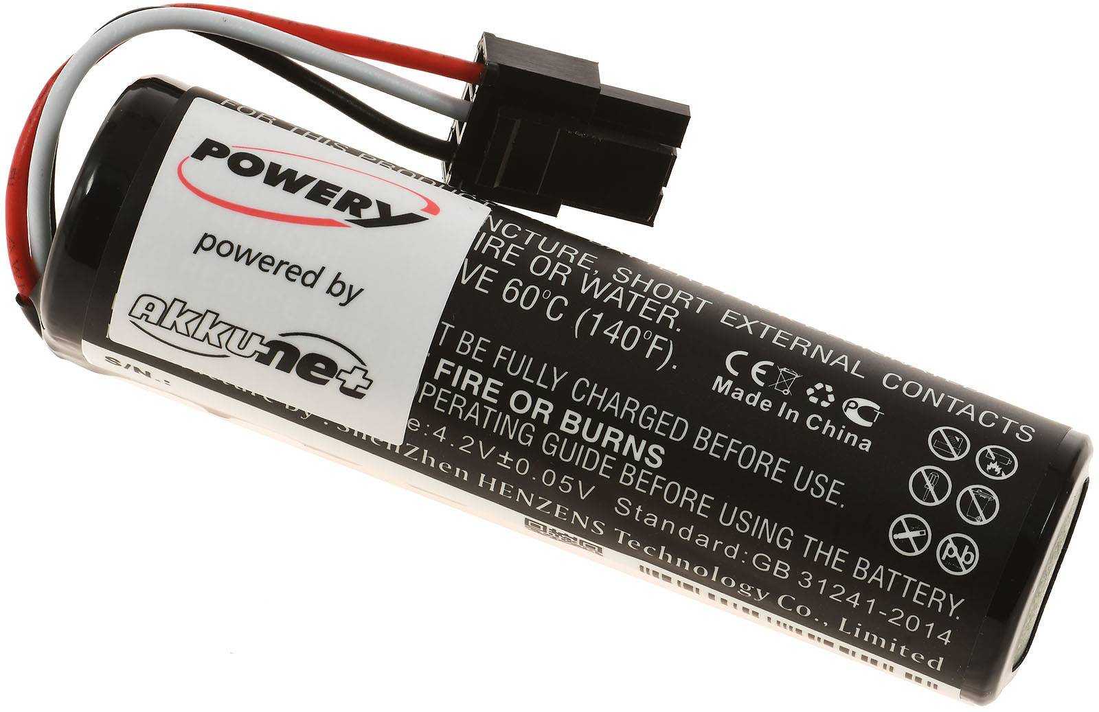 Akku passend für Lautsprecher Logitech Ultimate Ears Boom 3, Typ T123682016VK u.a., 3,7V, Li-Ion-1