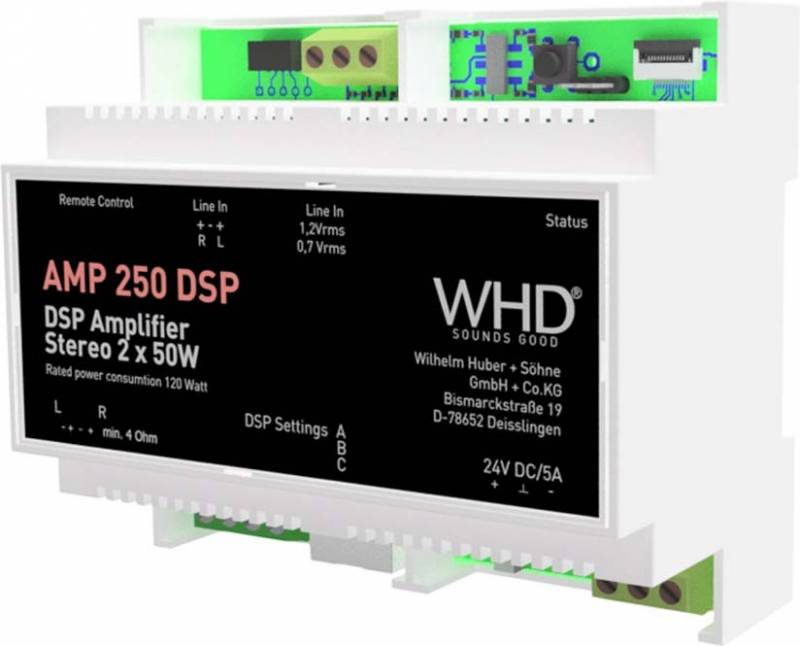 WHD Stereo-Audioverstärker AMP250DSPHS gr-0