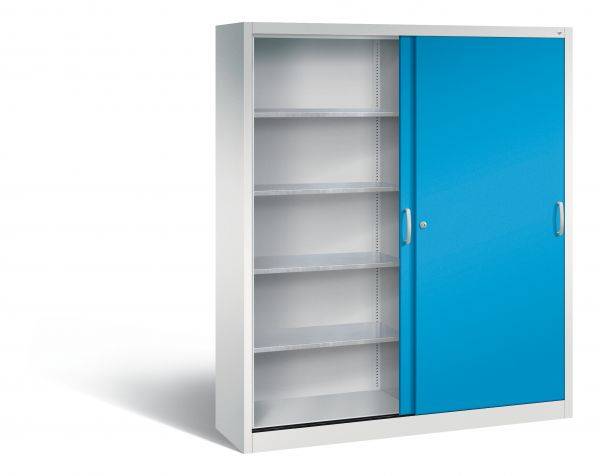 C+P Schiebetürenschrank Acurado, H1950xB1600xT400mm, 7035/5012-0