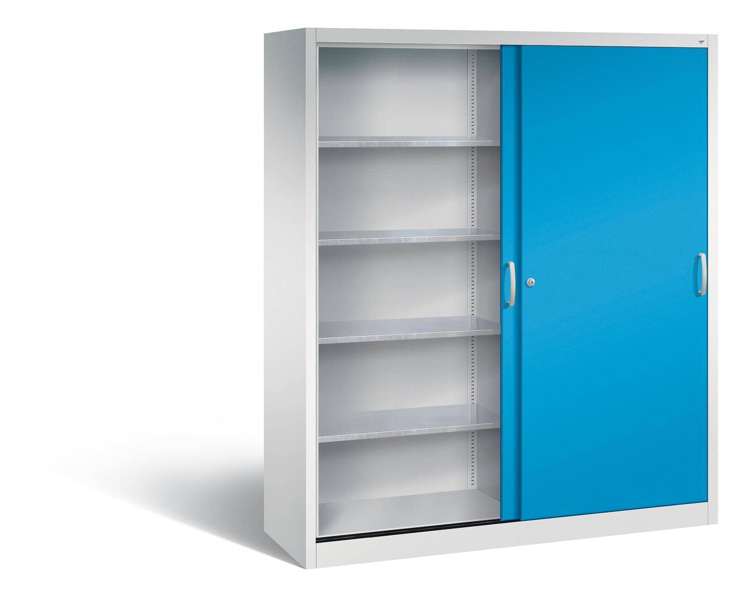 C+P Schiebetürenschrank Acurado, H1950xB1600xT500mm, 7035/5012-1