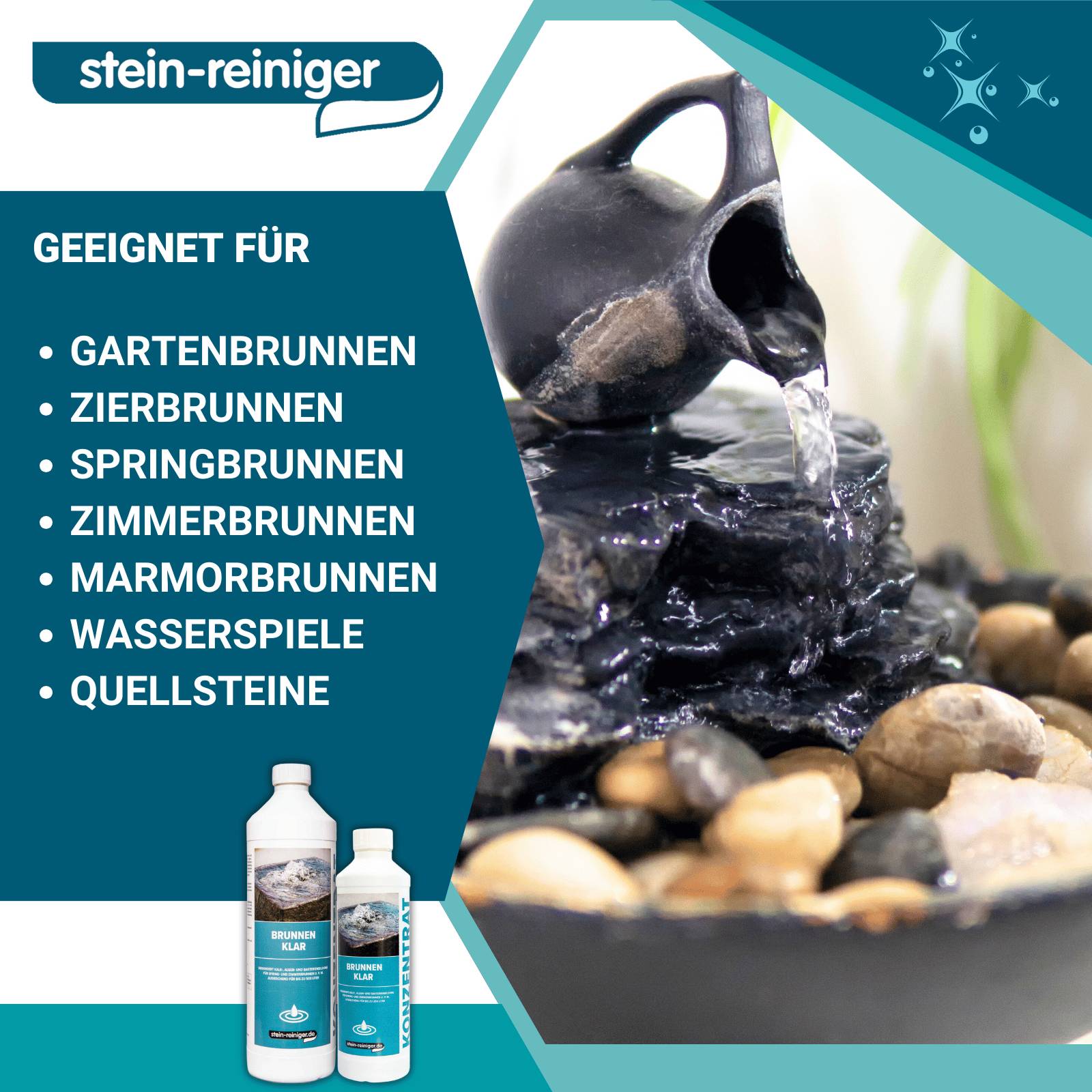 stein-reiniger.de Brunnen Klar Konzentrat 500 ml-1