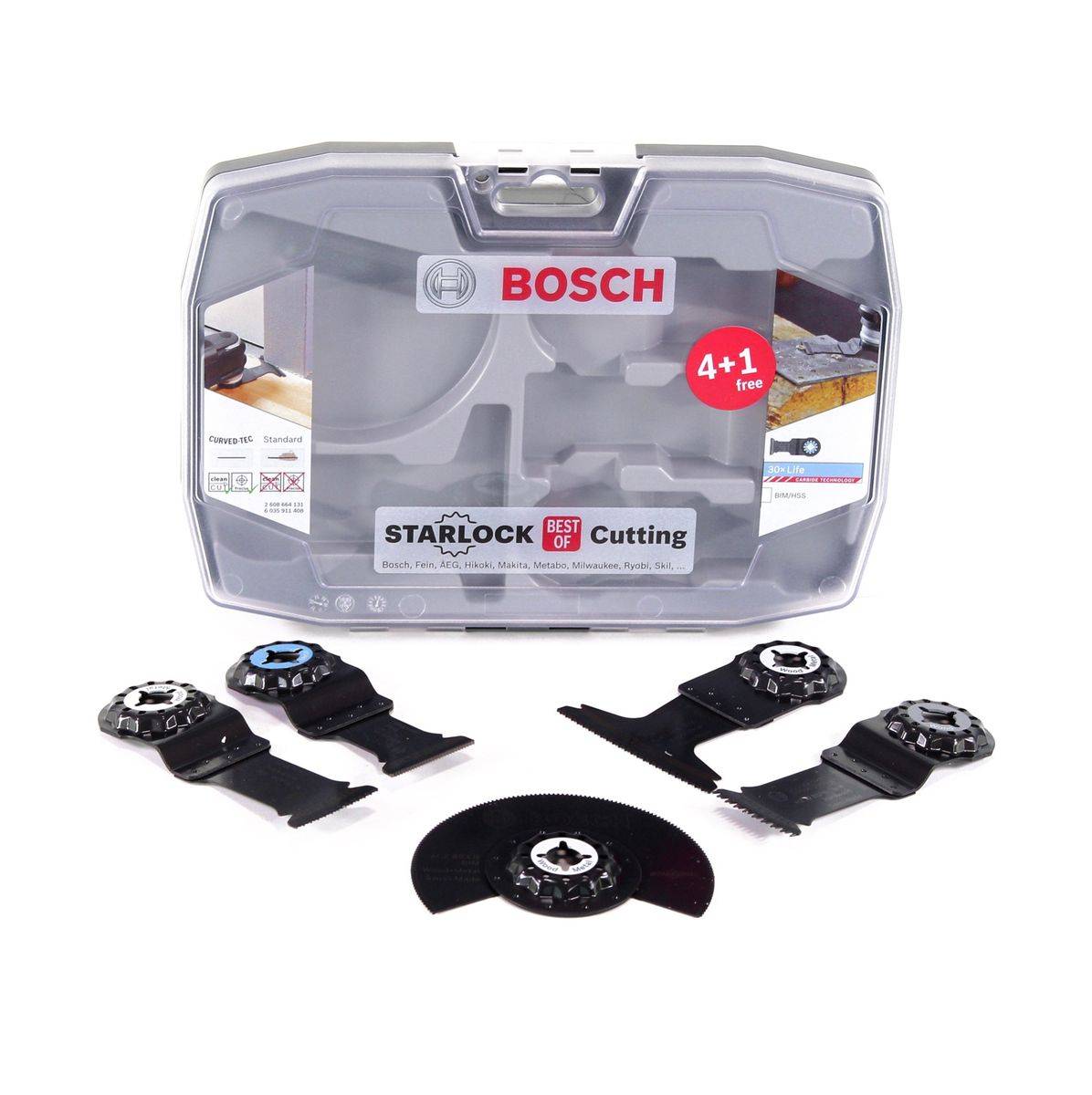 Bosch Best of Cutting Set Starlock Tauchägeblatt Segementsägeblatt 5tlg. ( 2608664131 )-1