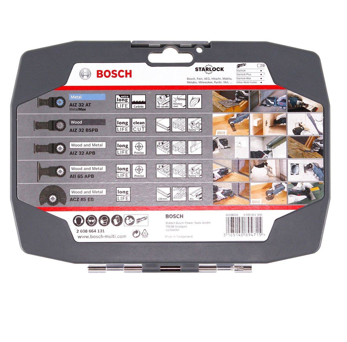 Bosch Best of Cutting Set Starlock Tauchägeblatt Segementsägeblatt 5tlg. ( 2608664131 )-2