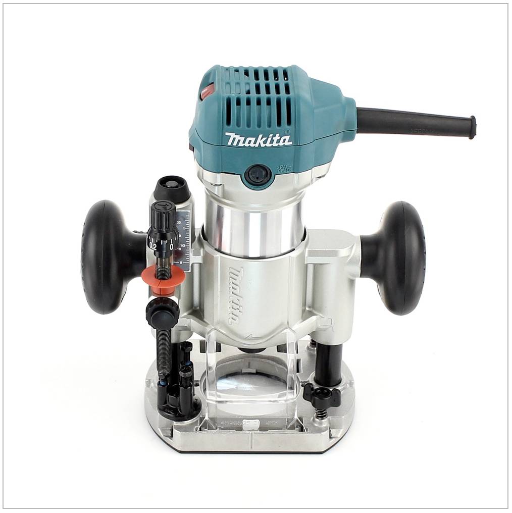 Makita RT 0700 CX2J - 710 W Oberfräse und Trimmer im Makpac-2