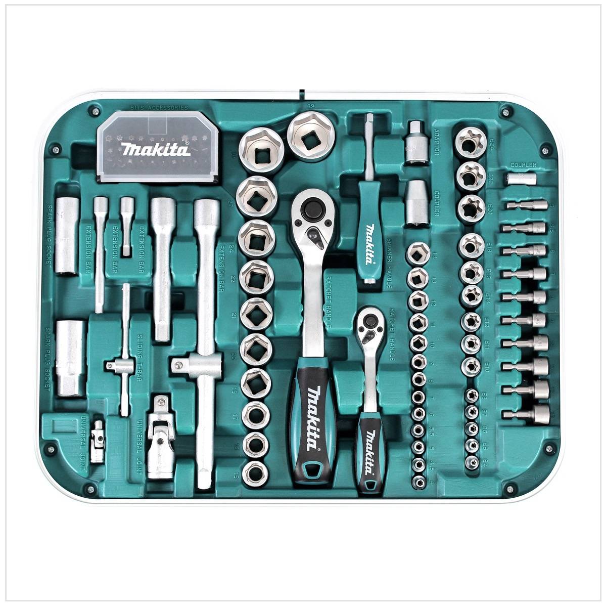 Makita P-90532 P-90532 Werkzeugset Heimwerker im Koffer 227teilig-3