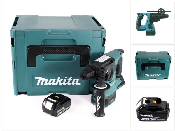 Makita DHR 242 F1J Akku Bohrhammer 18V 2,0J SDS-plus Brushless + 1x Akku 3,0Ah + Makpac - ohne Ladegerät