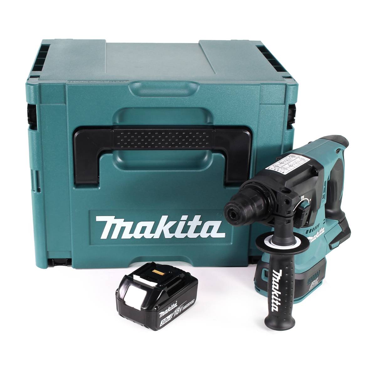 Makita DHR 242 F1J Akku Bohrhammer 18V 2,0J SDS-plus Brushless + 1x Akku 3,0Ah + Makpac - ohne Ladegerät-1