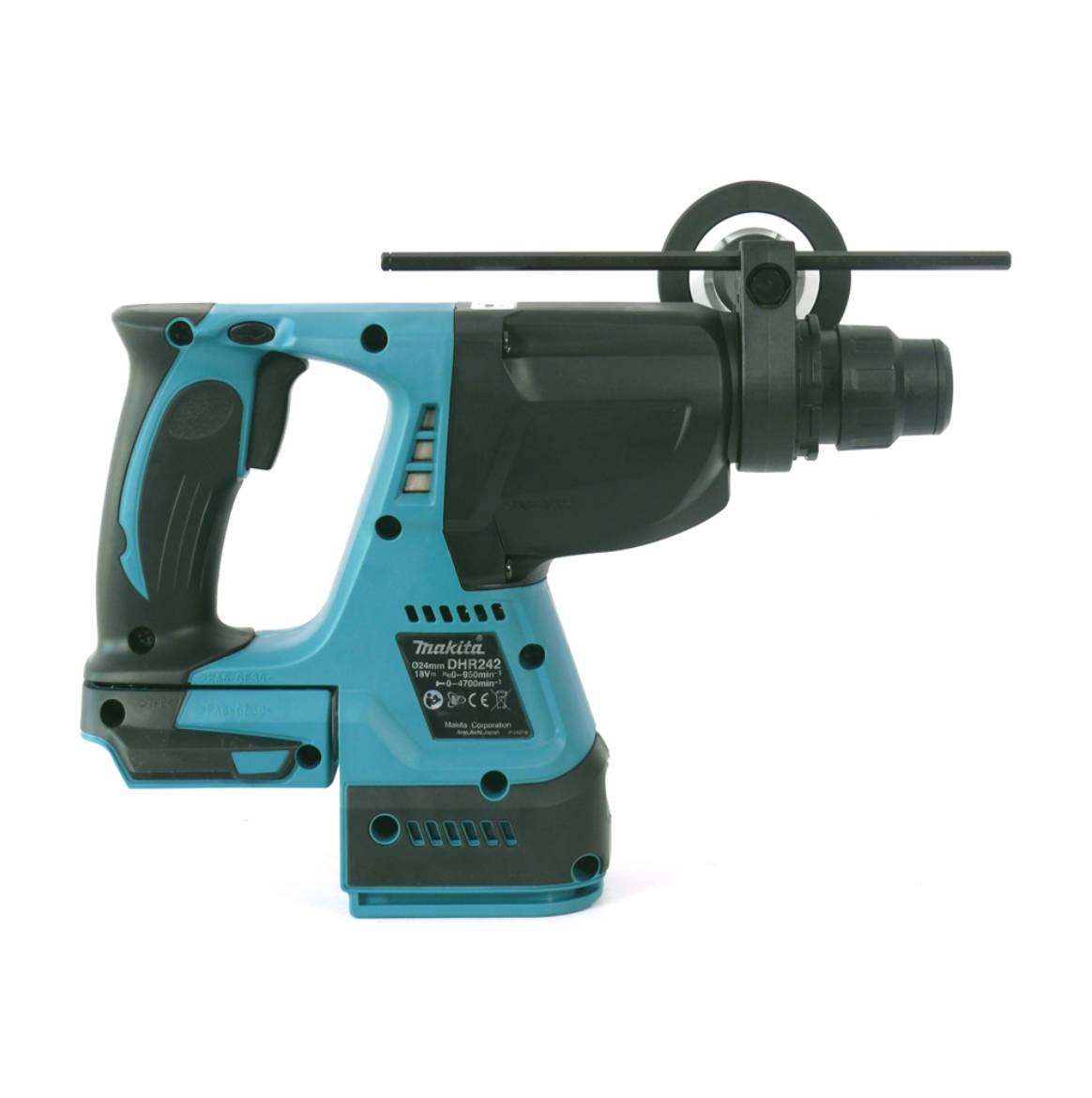 Makita DHR 242 F1J Akku Bohrhammer 18V 2,0J SDS-plus Brushless + 1x Akku 3,0Ah + Makpac - ohne Ladegerät-2