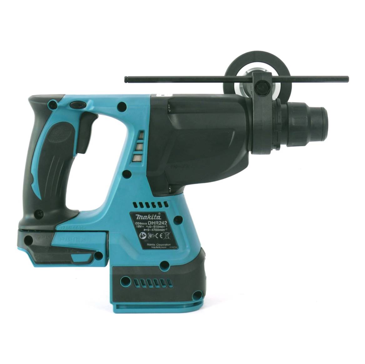 Makita DHR 242 RF1J Akku Bohrhammer 18V 2,4J SDS-plus Brushless + 1x Akku 3,0Ah + Ladegerät + Makpac-2