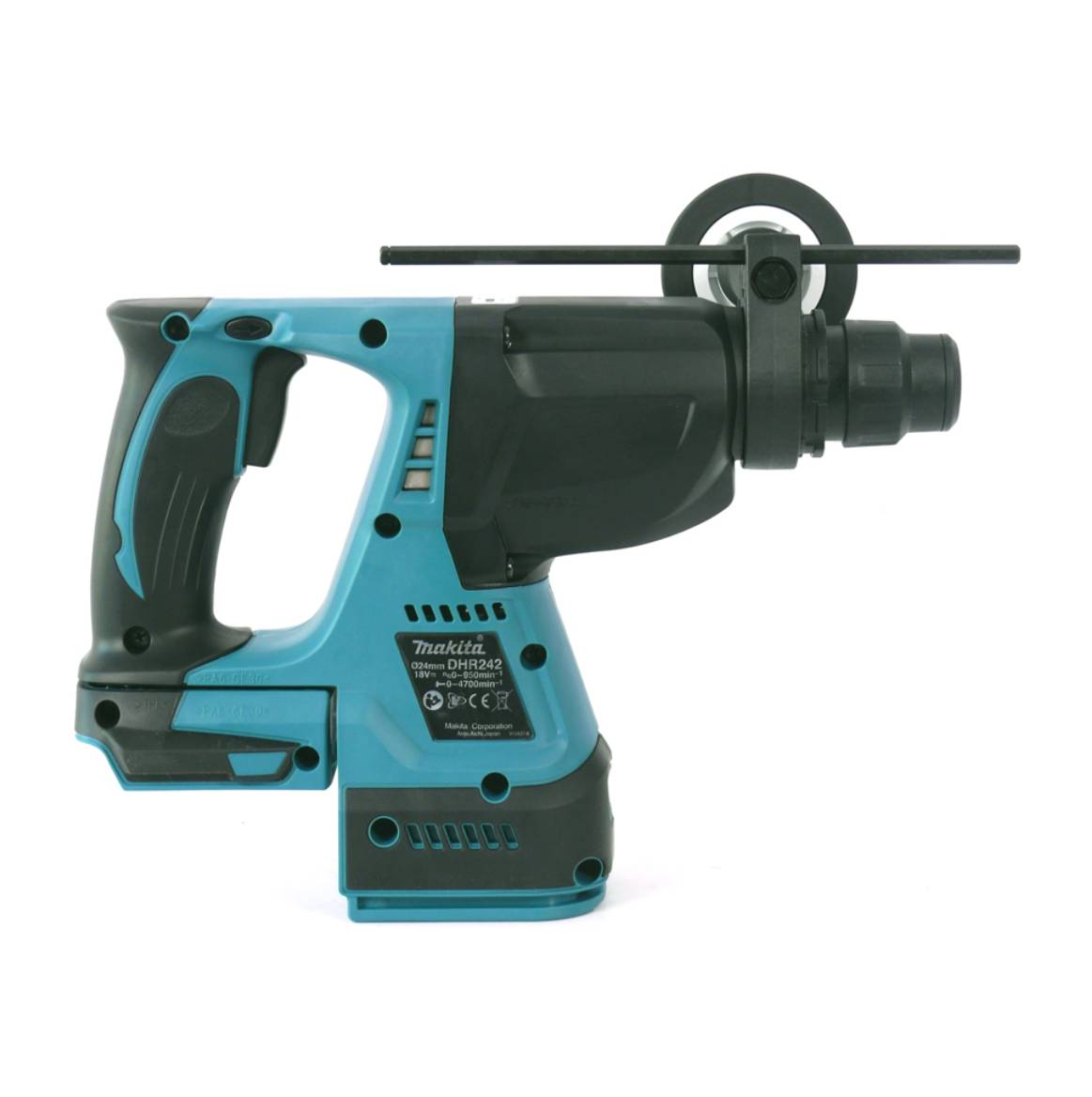 Makita DHR 242 RG1J Akku Bohrhammer 18V 2,0J SDS-plus Brushless + 1x Akku 6,0Ah + Ladegerät + Makpac-2