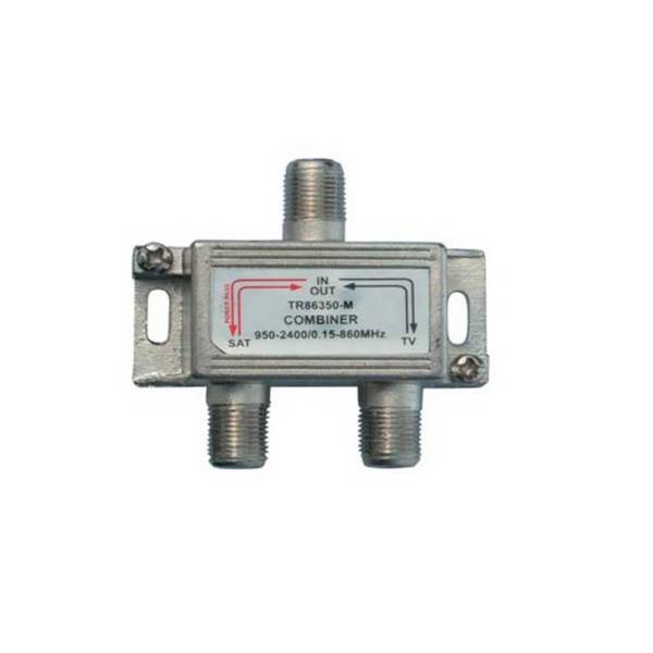 S/CONN SAT-TV-Einspeiseweiche 5-860 MHz / 950-2250 MHz mit DC-Durchlass Mini