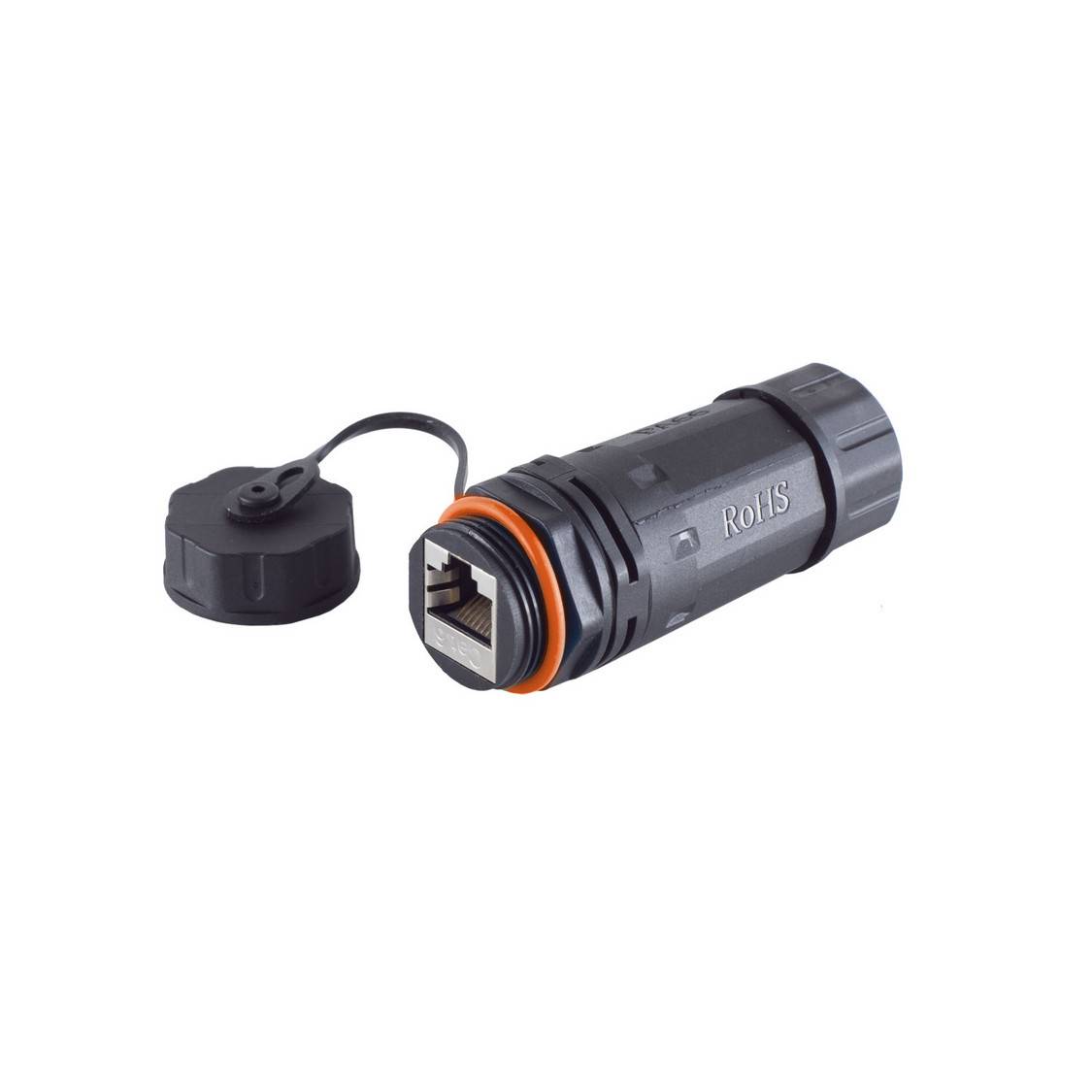 S-Conn RJ45 Patchkabelkupplung CAT 6A, IP68, robust für Outdoor-Anwendungen-0