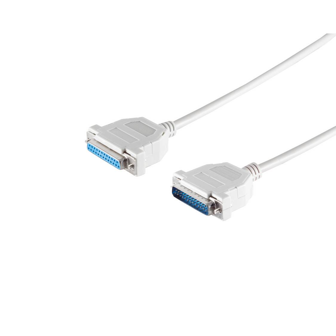 SUB-D Verlängerungskabel 25-pol. Sub D-Stecker auf 25-pol. Sub D-Buchse 7m AWG 28 Kupfer-0
