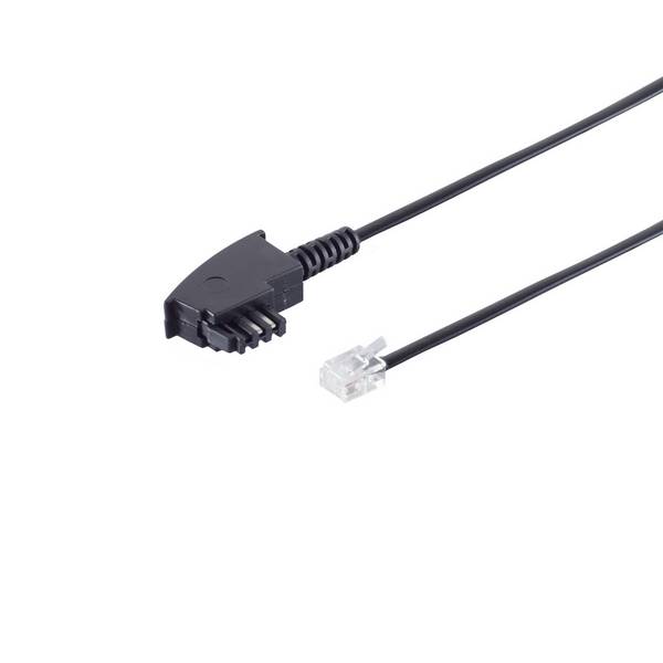 TAE F-Stecker/Western-Stecker 6/2 DEC TAE/NTBA 15m