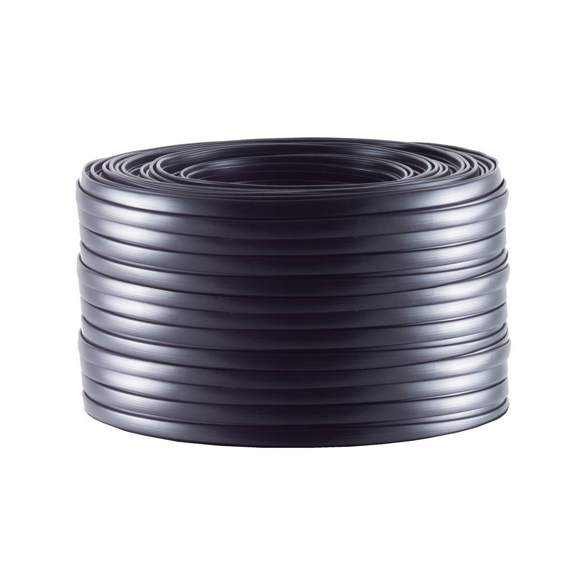 Telefonkabel 4-adrig flach schwarz 5m-0