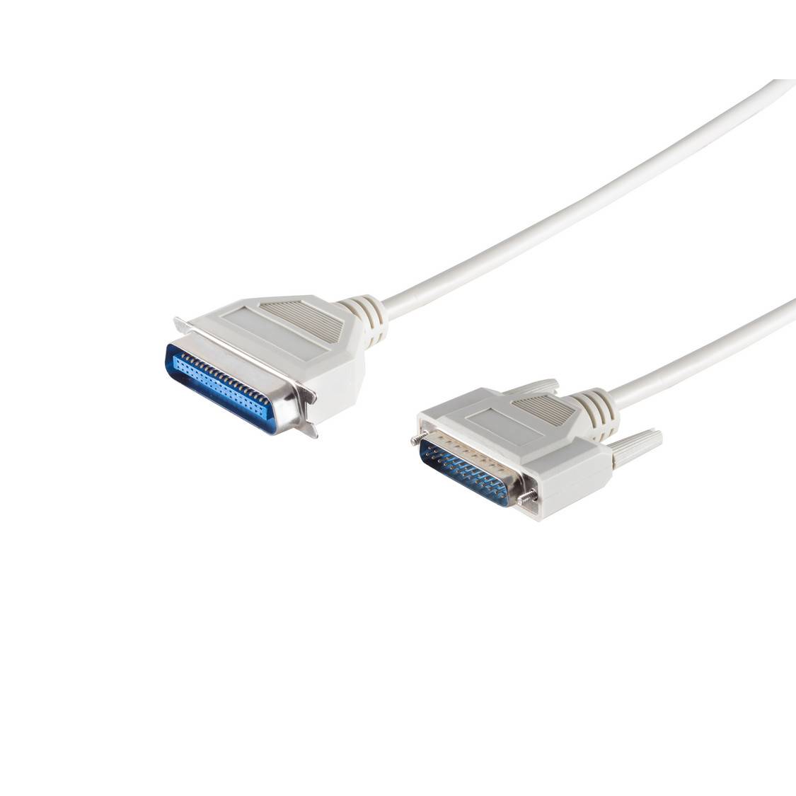 Druckerkabel Bidirektional Parallelkabel 25-pol. Sub D-Stecker auf 36-pol. Centronics Stecker 25-adrig 3m-0
