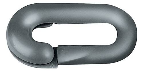 Notglied, Kunststoff schwarz 6 mm, für Absperrketten-0