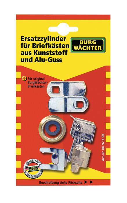 BURG-WÄCHTER BK 92 POINT SB Ersatzzylinder BK 92 POINT Point Stahl-Briefkästen-0